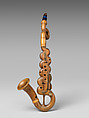 Bass Clarinet in C, Nicola Papalini, Olive wood, brass, Italian
